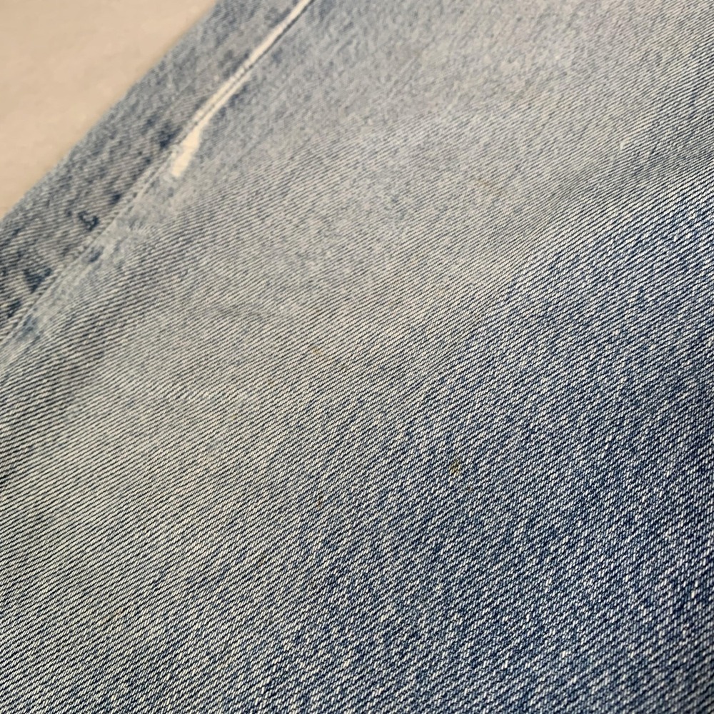 Vintage Levis 501xx Jeans Mens 35x33(Tag 38x36) Blue Light Straight USA Made 90s - Picture 4 of 16